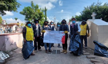 El ayuntamiento de Jiutepec inicia limpieza en panteones