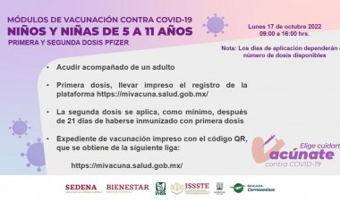Este lunes, y hasta que se agoten, habrá vacuna anticovid para niños