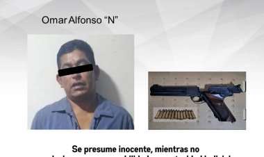 Se paseaba con arma prohibida hasta que la policía lo capturó