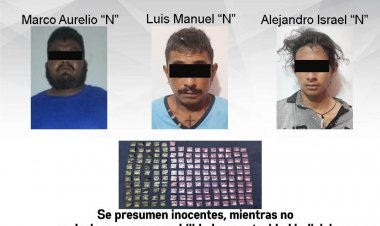 Iban como bólidos en un taxi; los pararon y llevaban aparente cristal