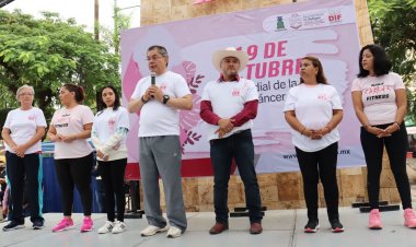 Promueve DIF Jiutepec actividad física contra el cáncer de mama