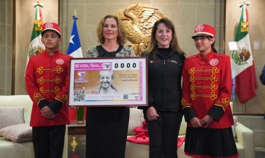 Gobierno de México celebra con billete de lotería a la escritora chilena Gabriela Mistral