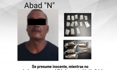 Detectaron a dos con supuesta droga; uno logró huir y el otro fue capturado