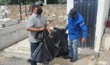 Jornada de limpieza en los panteones de Jojutla
