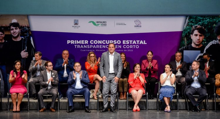 Reconoció Cuauhtémoc Blanco a ganadores de concurso de transparencia
