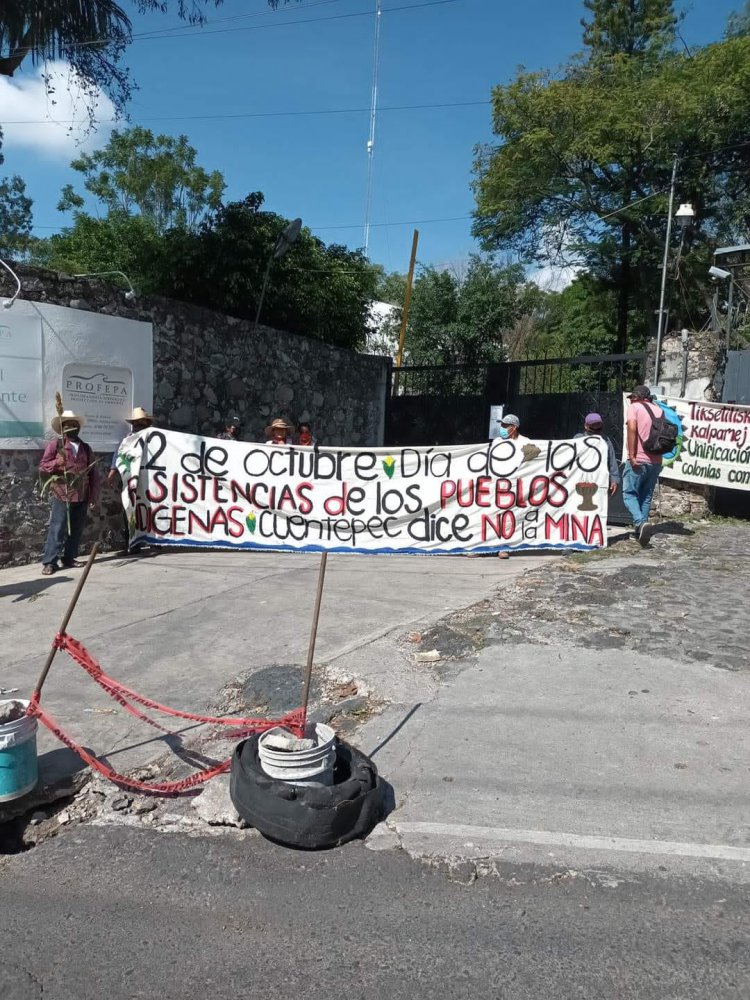 Pueblo de Tetlama y grupos fijan su postura: no a la mina