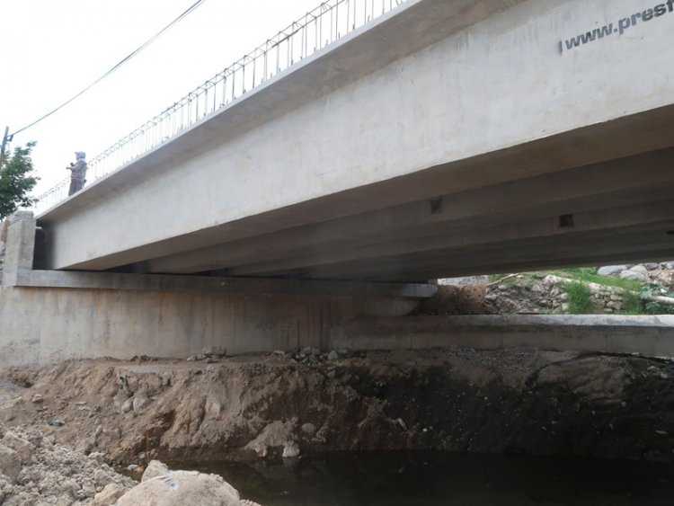 Reconstrucción del puente Los Sabinos avanza