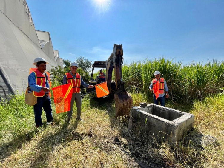 Se inicia obra de agua en Mazatepec; serán 53 las hectáreas a beneficiarse