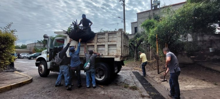 Afectados por lluvias en Jiutepec, con apoyo del gobierno municipal