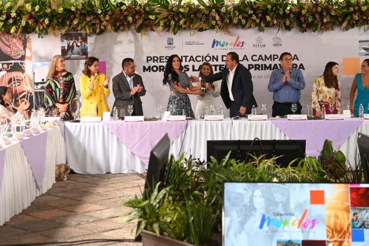 Encabeza Cuauhtémoc Blanco la presentación de la campaña "Morelos, la eterna primavera" ante prestadores de servicios turísticos