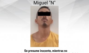 Acusado de violencia familiar, atrapan a Miguel en Zacatepec