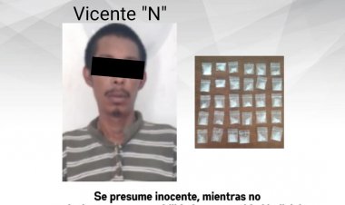 Detuvieron a Vicente en Yautepec cuando portaba supuesta droga