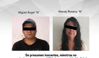 Pareja fue detenida por supuesto robo en una tienda de Cuernavaca