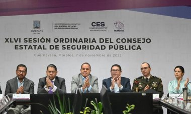Encabezó Cuauhtémoc Blanco sesión del Consejo Estatal de seguridad