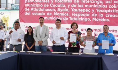 Se firma protocolo para consulta sobre el municipio de Tetelcingo