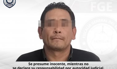 Ricardo es el presunto feminicida de una mujer de Ayala; fue detenido