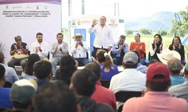 En Tepalcingo, el gobernador hizo  entrega de rehabilitación de pozos
