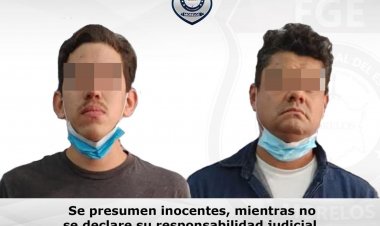 El mecánico “El Pato” y su chalán  “El Güero” cayeron con auto robado