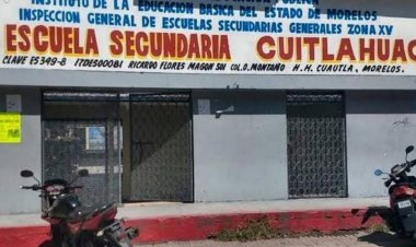 Secundaria modificó horario en Cuautla por la inseguridad