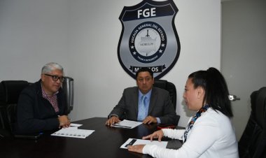 Fortalece FGE coordinación con el Legislativo y el TUJA