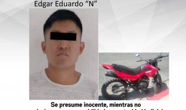 Paseaba en Temixco con una moto que resultó ser hurtada