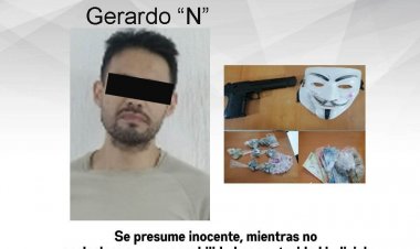 Gerardo, acusado de robo a un comercio de la capital