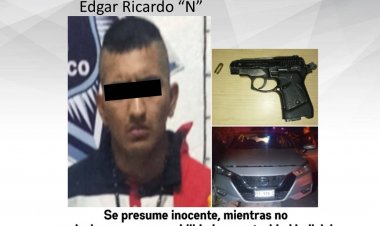 Dice la Policía que traía un auto robado y un revólver sin permiso