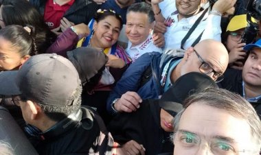 La marcha demostró el respaldo  del que goza el presidente: Blanco