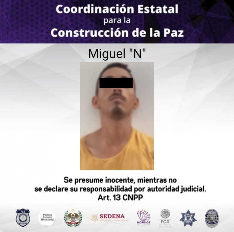 Acusado de violencia familiar, atrapan a Miguel en Zacatepec