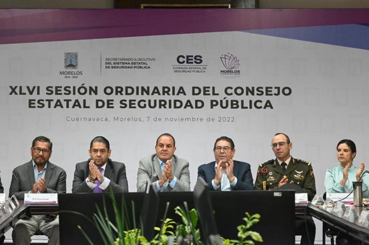 Encabezó Cuauhtémoc Blanco sesión del Consejo Estatal de seguridad