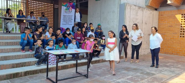 Demostración de actividades del CADI en Santa María Tlatenchi