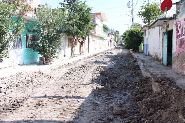 En Jojutla, se inauguró comienzo de pavimentación en colonia Alta Vista