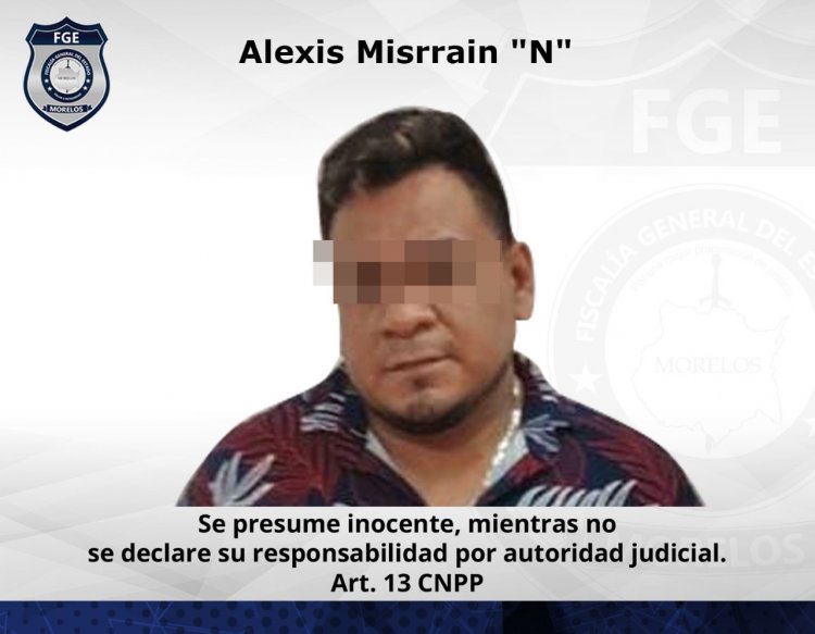 Como supuesto asesino de un hombre de Cuernavaca, quedó detenido Alexis