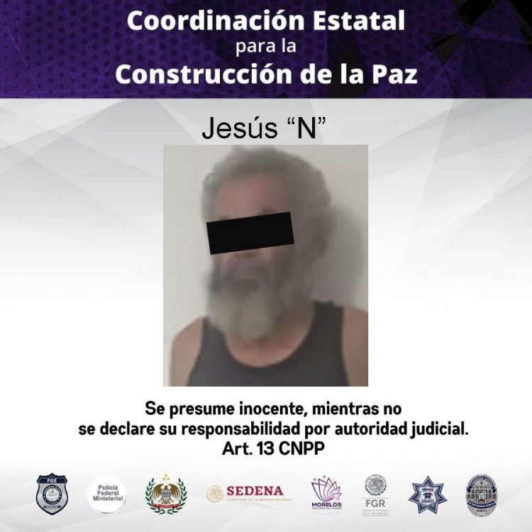 Por amenazas fue detenido este hombre de Zacatepec