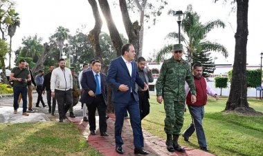 Verifica el gobernador operativos  de seguridad en Mesa para La Paz
