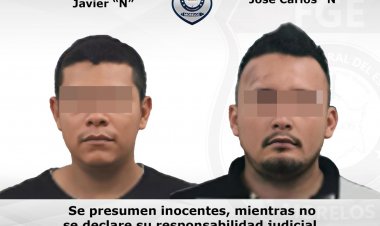 Será procesado este par de jóvenes por hurto de camioneta en P. de Ixtla