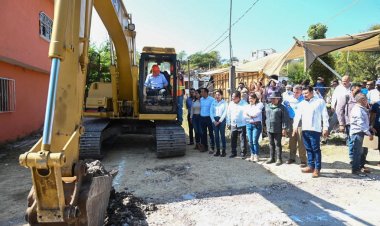 Respalda gobierno del estado a Ayala con alcantarillado