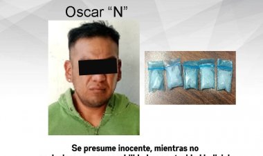 Por delitos en contra de la salud, la Policía detuvo a uno de coatetelco
