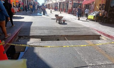 Según comerciantes de Cuautla, reparación en el Zócalo es mal planeada y sin calidad