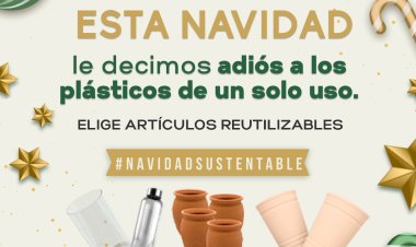 Se exhorta a la población a festejar sin recurrir a plásticos de 1 solo uso