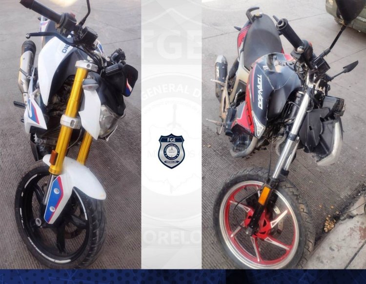 AIC detiene en Tehuixtla a joven con motos de procedencia ilícita y arma