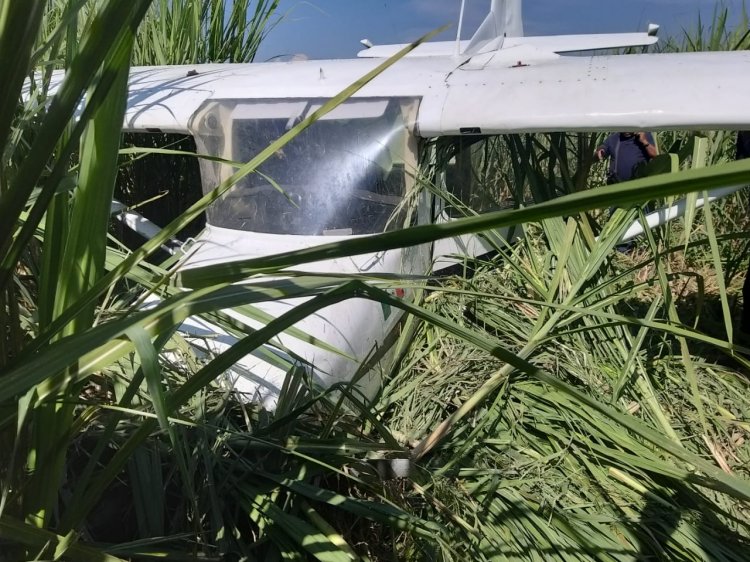 Incidente aéreo en Ayala, sólo con daños mínimos