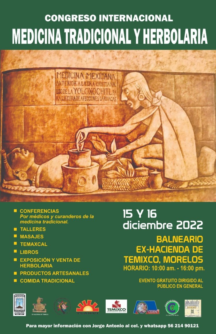 Se realizará Congreso Internacional de Medicina Tradicional en Morelos