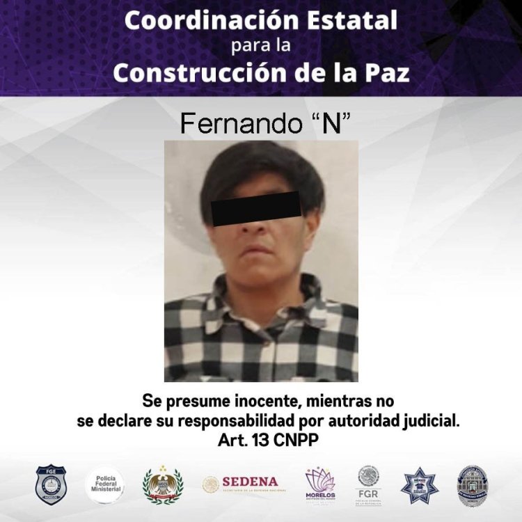 Es acusado de un robo a comercio en Yautepec; ya está frente a la ley