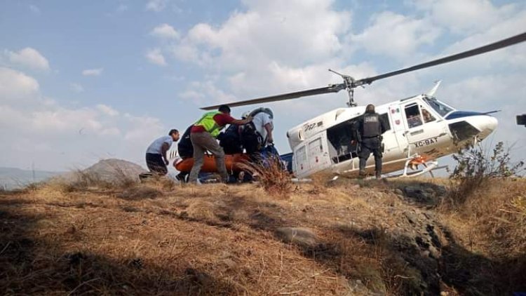Cayeron 2 en peñasco en Tlayacapan; se logró rescate