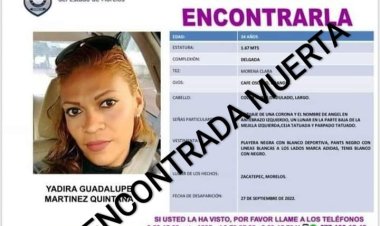 Identifican restos de mujer hallada muerta como los de policía
