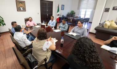 Revisan obras en Tepoztlán gobierno del estado y el presidente municipal