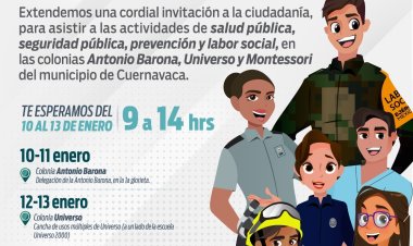Ya vienen las jornadas de salud pública, prevención y labor social
