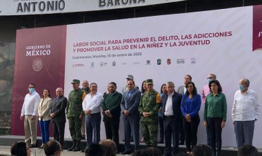 Se refuerza combate a adicciones y delincuencia en niños y jóvenes