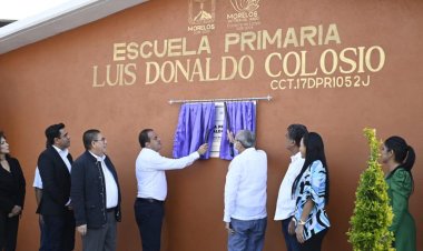 Inauguró Cuauhtémoc Blanco escuela primaria en Tlaltizapán